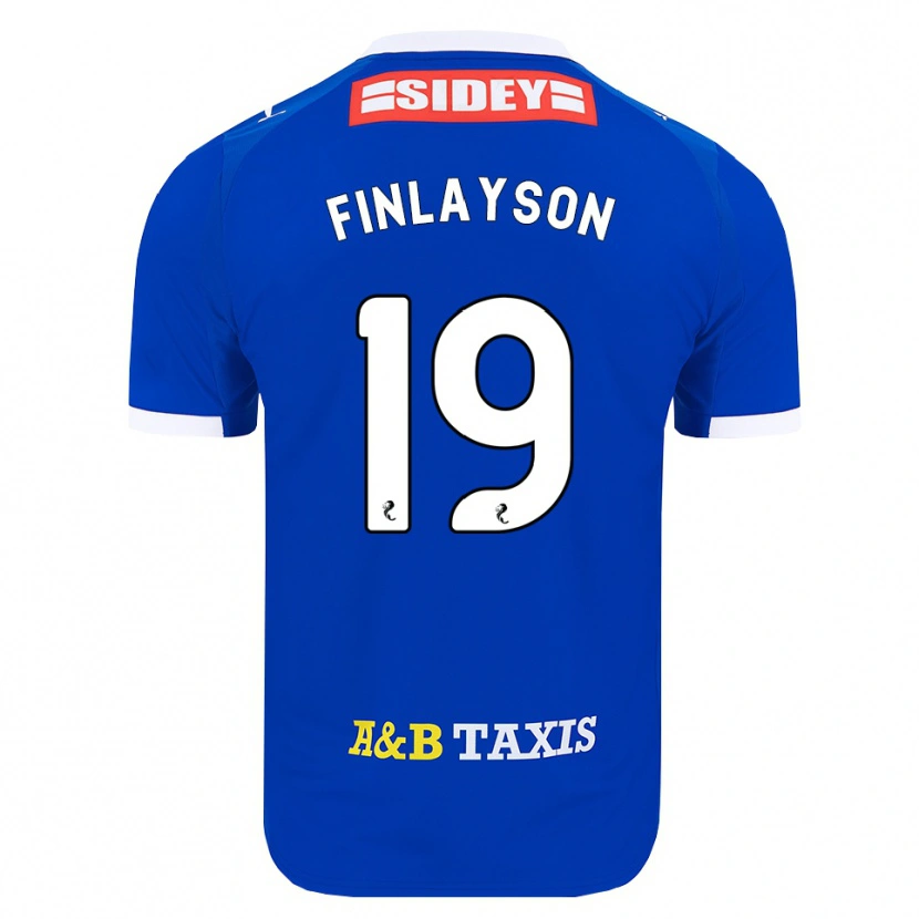 Danxen Mann Danny Finlayson #19 Blå Rød Gul Hjemmetrøye Drakt Trøye 2026/27 Skjorter T-Skjorte