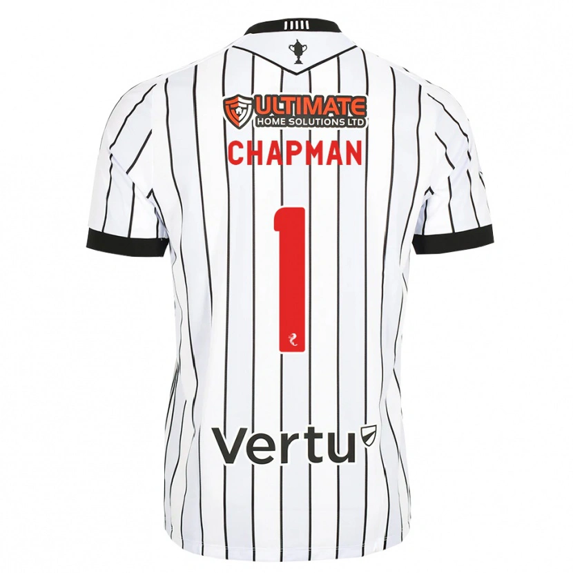 Danxen Mann Jacob Chapman #1 Hvit Svart Rød Hjemmetrøye Drakt Trøye 2026/27 Skjorter T-Skjorte