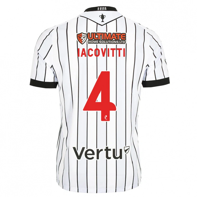 Danxen Mann Alex Iacovitti #4 Hvit Svart Rød Hjemmetrøye Drakt Trøye 2026/27 Skjorter T-Skjorte