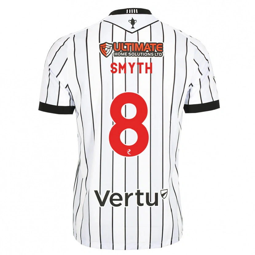 Danxen Mann Oisin Smyth #8 Hvit Svart Rød Hjemmetrøye Drakt Trøye 2026/27 Skjorter T-Skjorte