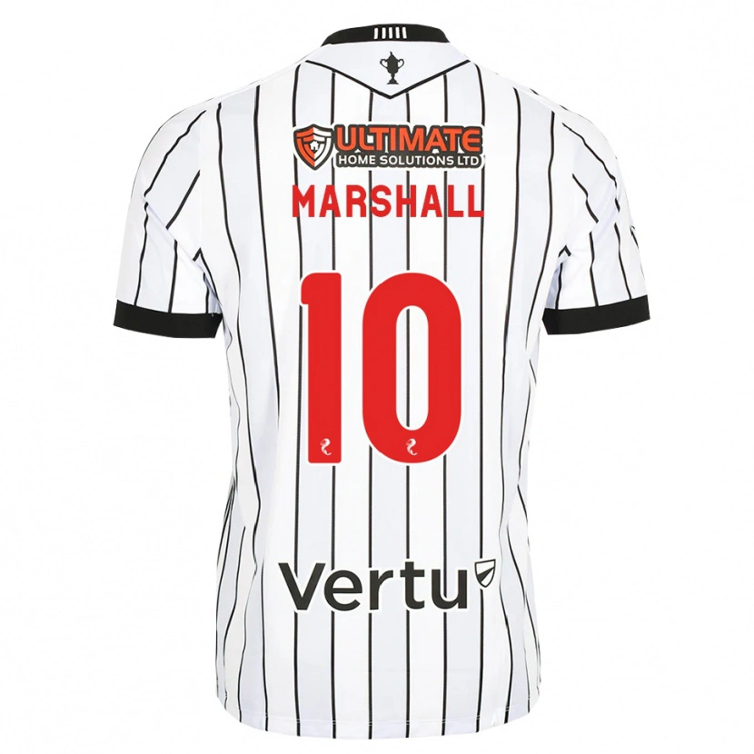 Danxen Mann Lewis Marshall #10 Hvit Svart Rød Hjemmetrøye Drakt Trøye 2026/27 Skjorter T-Skjorte
