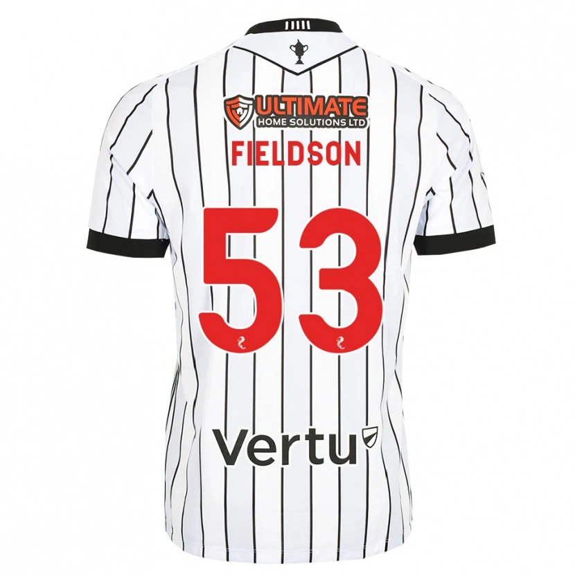 Danxen Mann Henry Fieldson #53 Hvit Svart Rød Hjemmetrøye Drakt Trøye 2026/27 Skjorter T-Skjorte