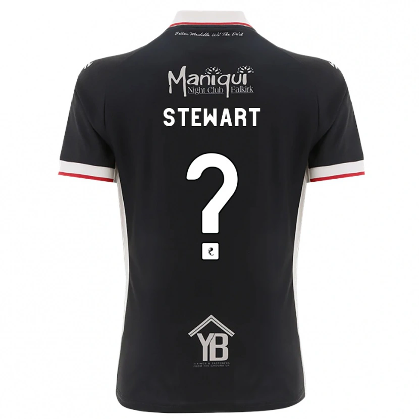 Danxen Mann Ella Stewart #0 Svart Hvit Rød Hjemmetrøye Drakt Trøye 2026/27 Skjorter T-Skjorte