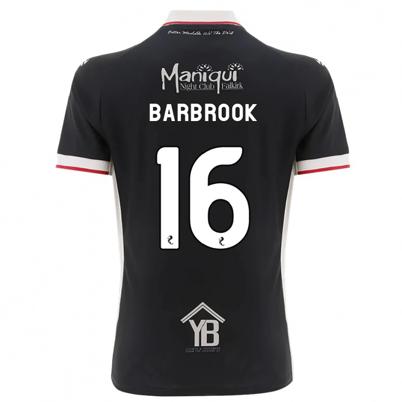 Danxen Mann Finley Barbrook #16 Svart Hvit Rød Hjemmetrøye Drakt Trøye 2026/27 Skjorter T-Skjorte