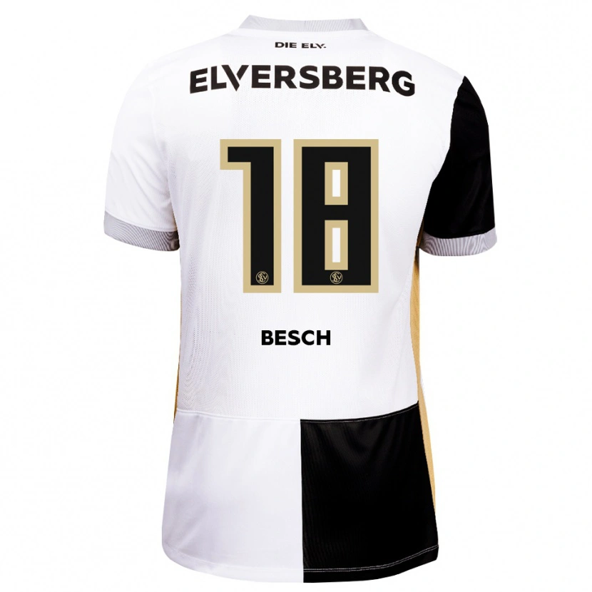 Danxen Mann Philipp Besch #18 Svart Hvit Brun Hjemmetrøye Drakt Trøye 2026/27 Skjorter T-Skjorte