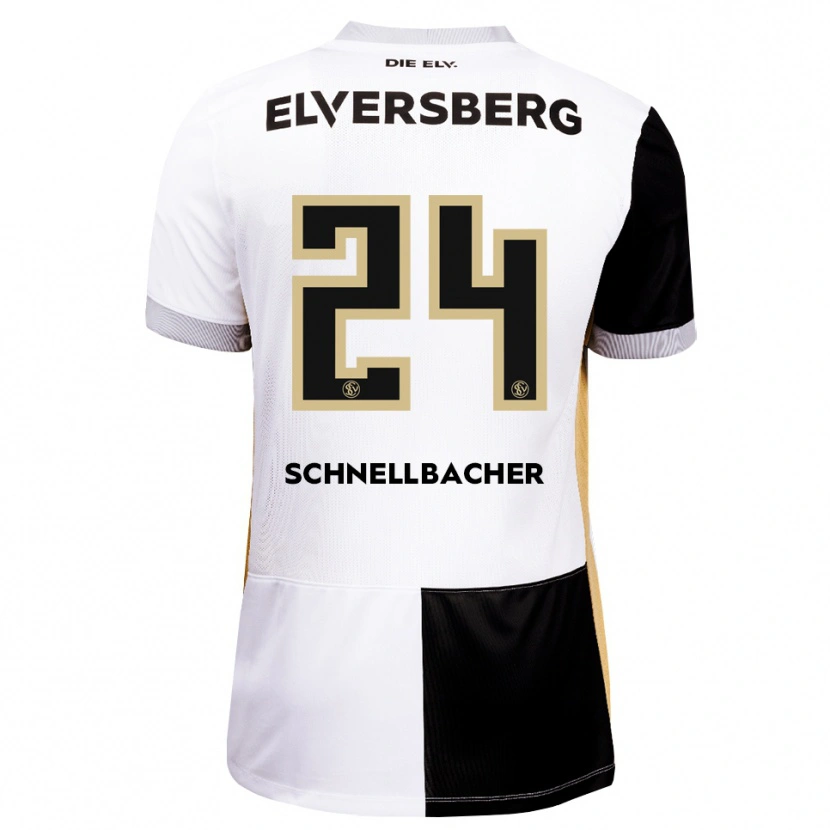 Danxen Mann Luca Schnellbacher #24 Svart Hvit Brun Hjemmetrøye Drakt Trøye 2026/27 Skjorter T-Skjorte