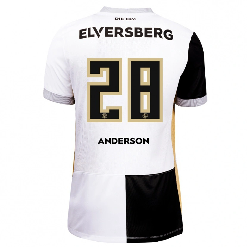 Danxen Mann Mira Anderson #28 Svart Hvit Brun Hjemmetrøye Drakt Trøye 2026/27 Skjorter T-Skjorte