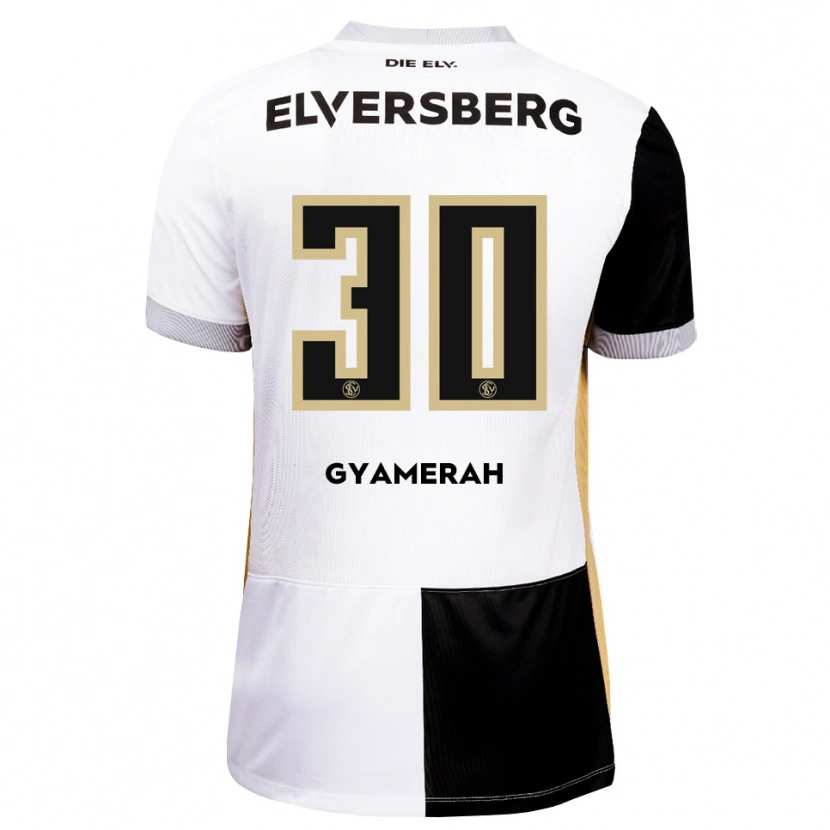 Danxen Mann Jan Gyamerah #30 Svart Hvit Brun Hjemmetrøye Drakt Trøye 2026/27 Skjorter T-Skjorte