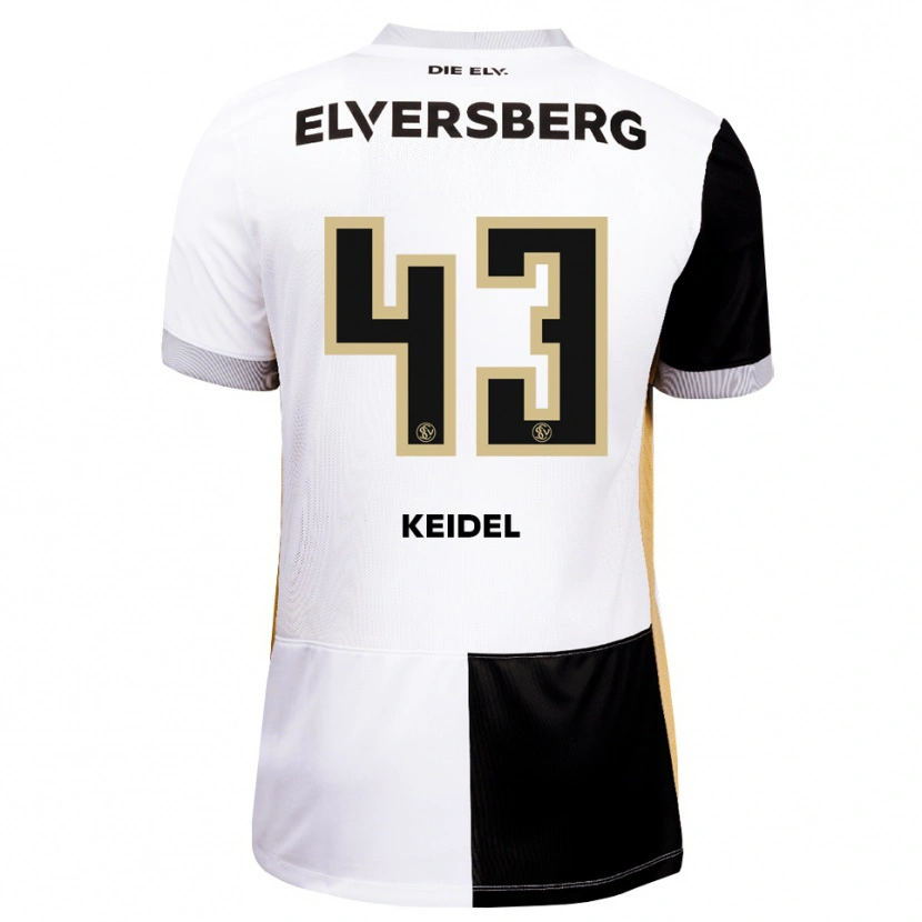Danxen Mann Felix Keidel #43 Svart Hvit Brun Hjemmetrøye Drakt Trøye 2026/27 Skjorter T-Skjorte