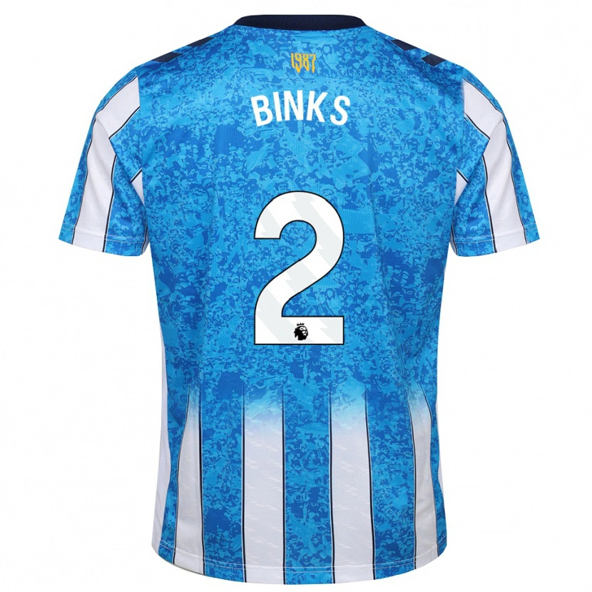 Danxen Mann Luis Binks #2 Hvit Blå Oransje Hjemmetrøye Drakt Trøye 2026/27 Skjorter T-Skjorte