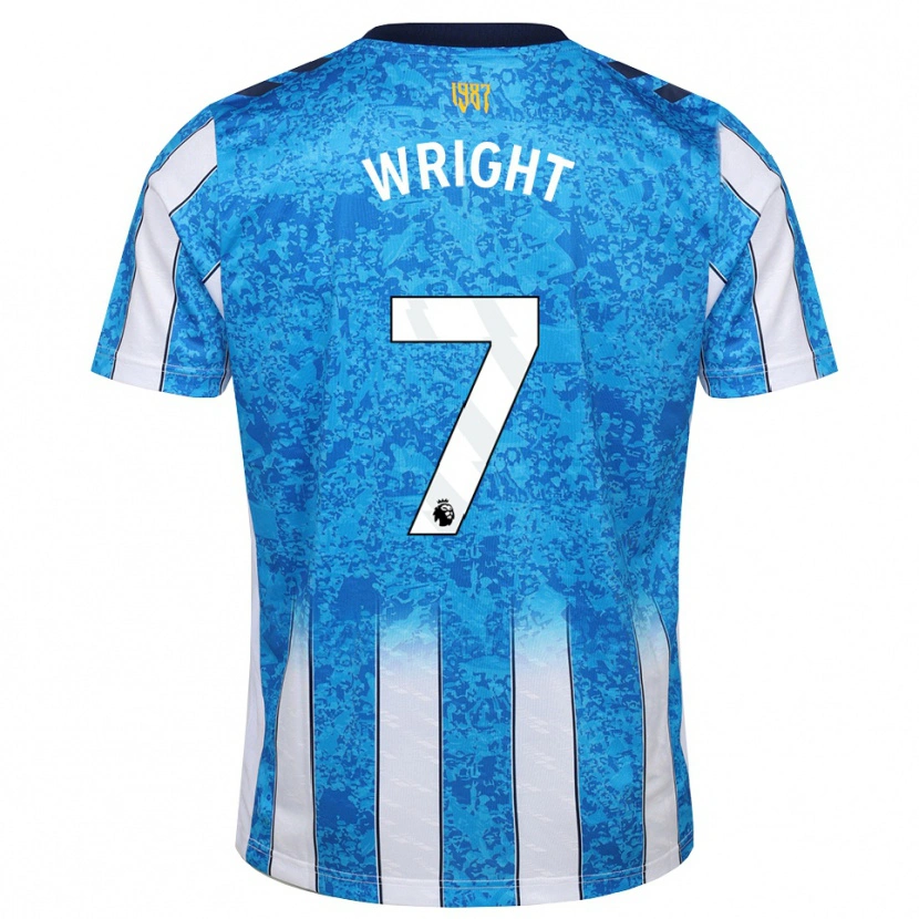 Danxen Mann Alfie Wright #7 Hvit Blå Oransje Hjemmetrøye Drakt Trøye 2026/27 Skjorter T-Skjorte