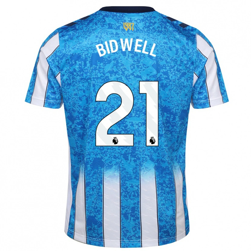 Danxen Mann Jake Bidwell #21 Hvit Blå Oransje Hjemmetrøye Drakt Trøye 2026/27 Skjorter T-Skjorte