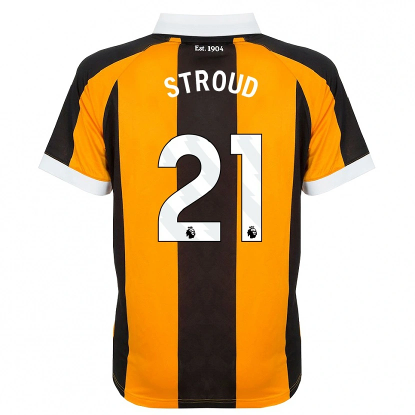 Danxen Mann Elliot Stroud #21 Oransje Svart Hvit Hjemmetrøye Drakt Trøye 2026/27 Skjorter T-Skjorte
