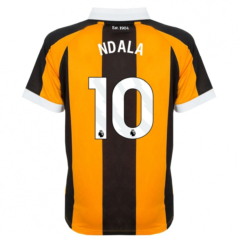 Danxen Mann Joel Ndala #10 Oransje Svart Hvit Hjemmetrøye Drakt Trøye 2026/27 Skjorter T-Skjorte