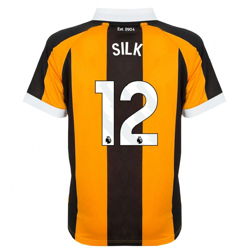 Danxen Mann Reuben Silk #12 Oransje Svart Hvit Hjemmetrøye Drakt Trøye 2026/27 Skjorter T-Skjorte