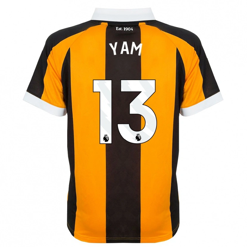 Danxen Mann Callum Yam #13 Oransje Svart Hvit Hjemmetrøye Drakt Trøye 2026/27 Skjorter T-Skjorte