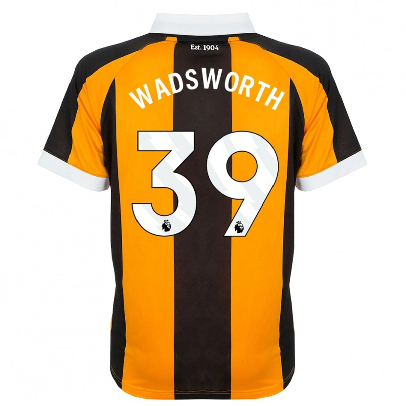Danxen Mann Noah Wadsworth #39 Oransje Svart Hvit Hjemmetrøye Drakt Trøye 2026/27 Skjorter T-Skjorte