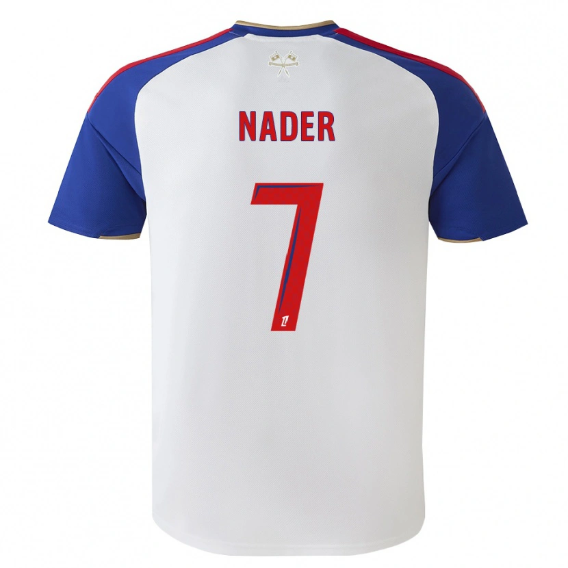Danxen Mann Saad Nader #7 Kongeblå Rød Hvit Hjemmetrøye Drakt Trøye 2026/27 Skjorter T-Skjorte