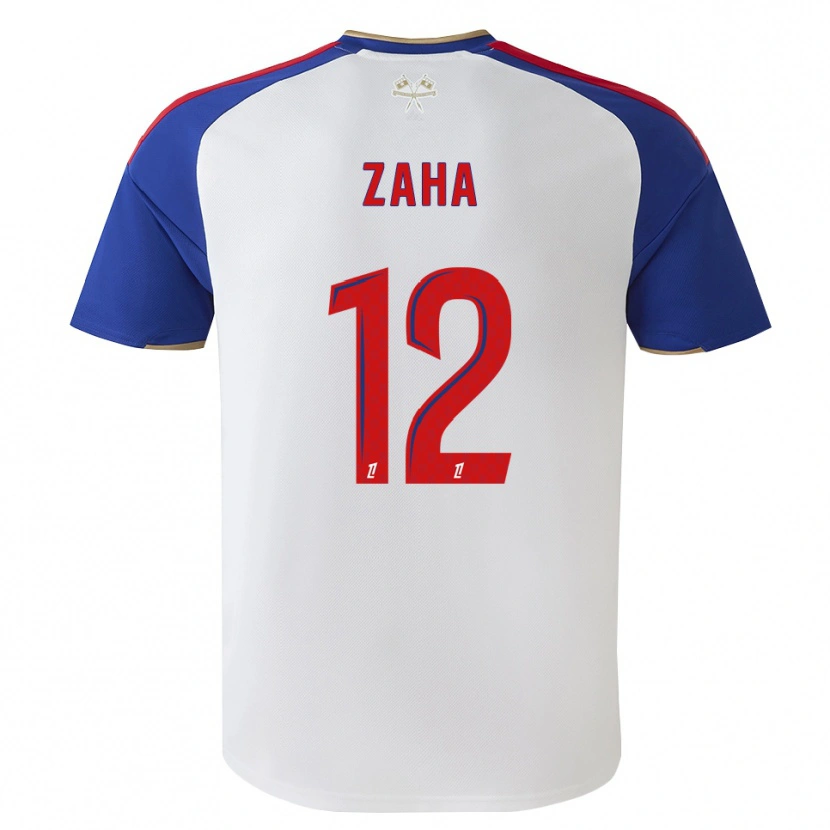 Danxen Mann Wilfried Zaha #12 Kongeblå Rød Hvit Hjemmetrøye Drakt Trøye 2026/27 Skjorter T-Skjorte