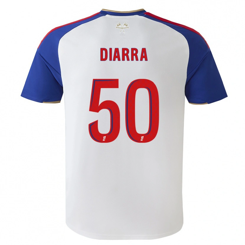 Danxen Mann Lassine Diarra #50 Kongeblå Rød Hvit Hjemmetrøye Drakt Trøye 2026/27 Skjorter T-Skjorte