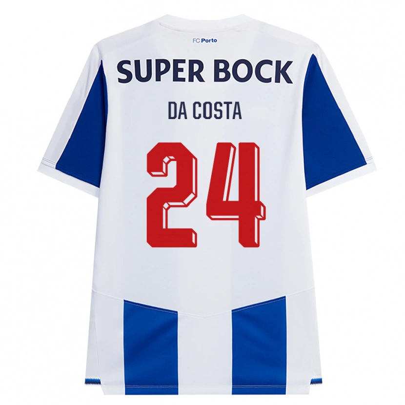Danxen Mann Seif Da Costa #24 Blå Hvit Rød Hjemmetrøye Drakt Trøye 2026/27 Skjorter T-Skjorte
