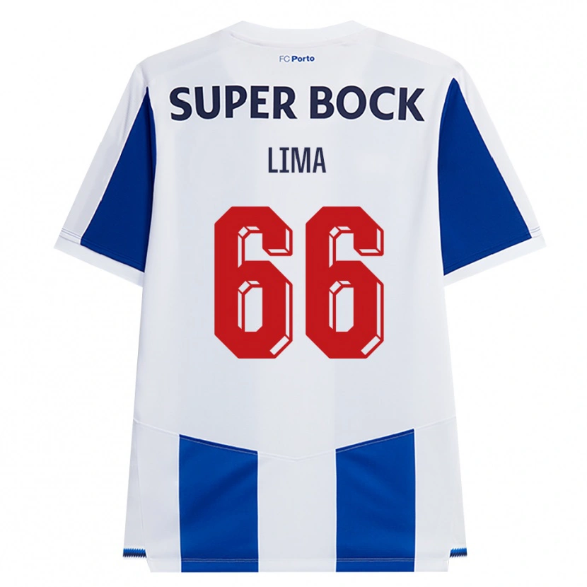 Danxen Mann Bernardo Lima #66 Blå Hvit Rød Hjemmetrøye Drakt Trøye 2026/27 Skjorter T-Skjorte