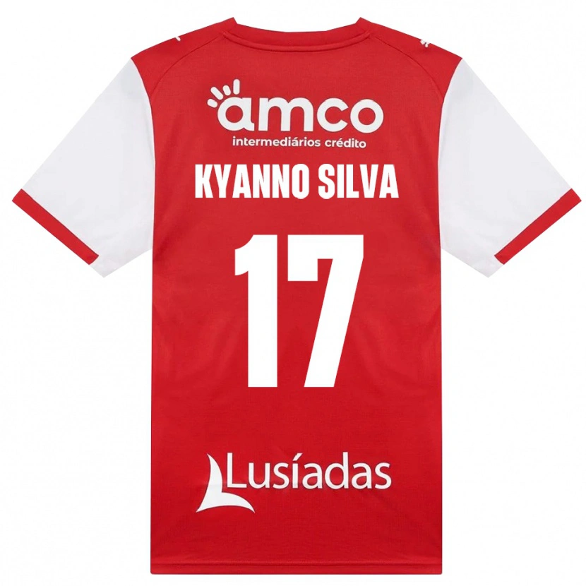 Danxen Mann Kyanno Silva #17 Hvit Rød Svart Hjemmetrøye Drakt Trøye 2026/27 Skjorter T-Skjorte