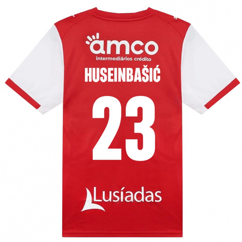 Danxen Mann Denis Huseinbasic #23 Hvit Rød Svart Hjemmetrøye Drakt Trøye 2026/27 Skjorter T-Skjorte