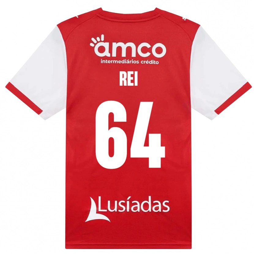 Danxen Mann Ricardo Rei #64 Hvit Rød Svart Hjemmetrøye Drakt Trøye 2026/27 Skjorter T-Skjorte