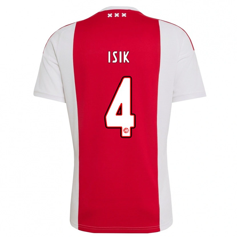 Danxen Mann Enes Işık #4 Rød Hvit Gul Hjemmetrøye Drakt Trøye 2026/27 Skjorter T-Skjorte
