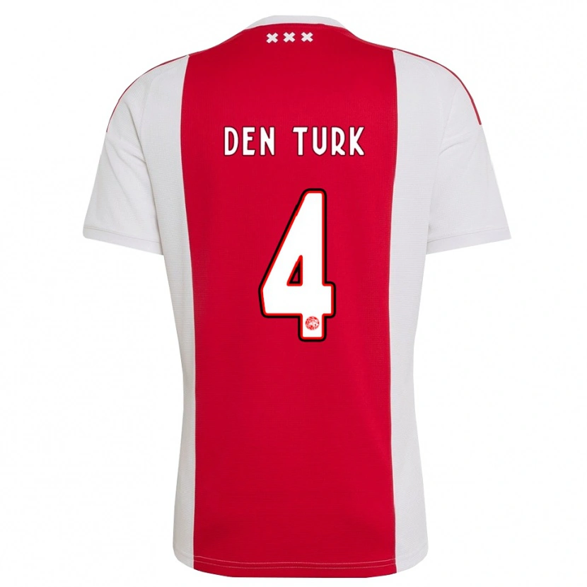 Danxen Mann Deau Den Turk #4 Rød Hvit Gul Hjemmetrøye Drakt Trøye 2026/27 Skjorter T-Skjorte