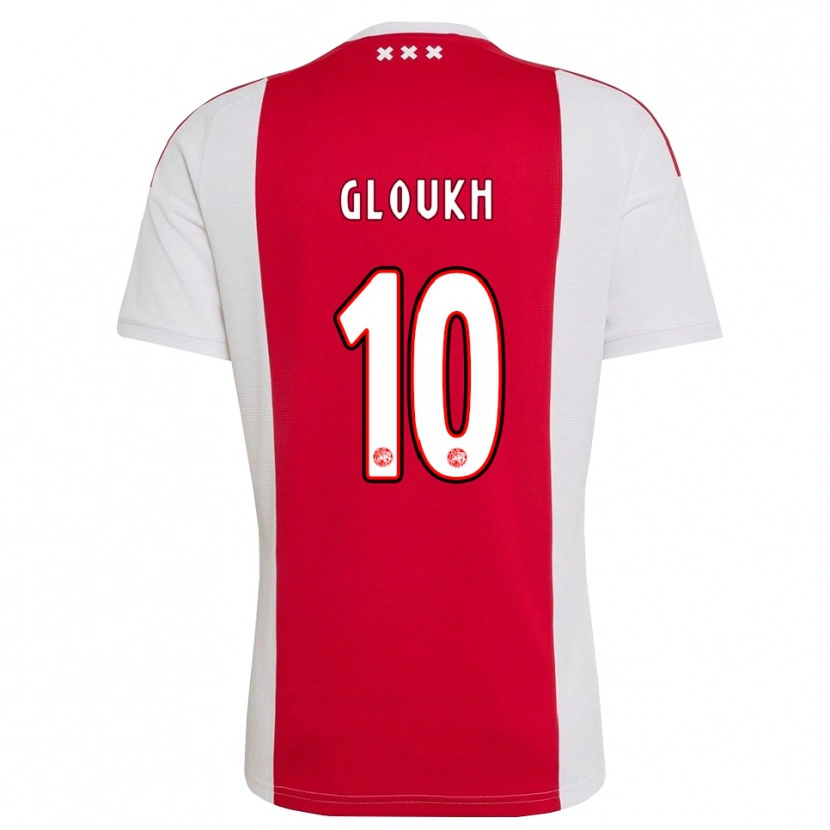 Danxen Mann Oscar Gloukh #10 Rød Hvit Gul Hjemmetrøye Drakt Trøye 2026/27 Skjorter T-Skjorte