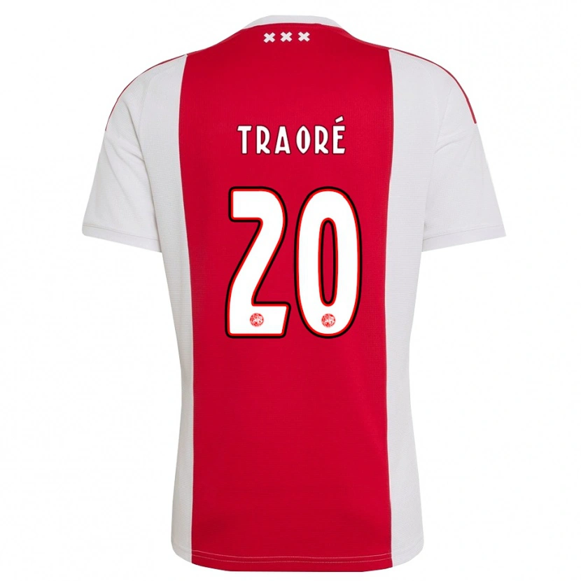 Danxen Mann Bertrand Traore #20 Rød Hvit Gul Hjemmetrøye Drakt Trøye 2026/27 Skjorter T-Skjorte