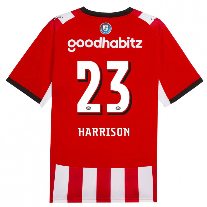 Danxen Mann Amy Harrison #23 Rød Hvit Svart Hjemmetrøye Drakt Trøye 2026/27 Skjorter T-Skjorte