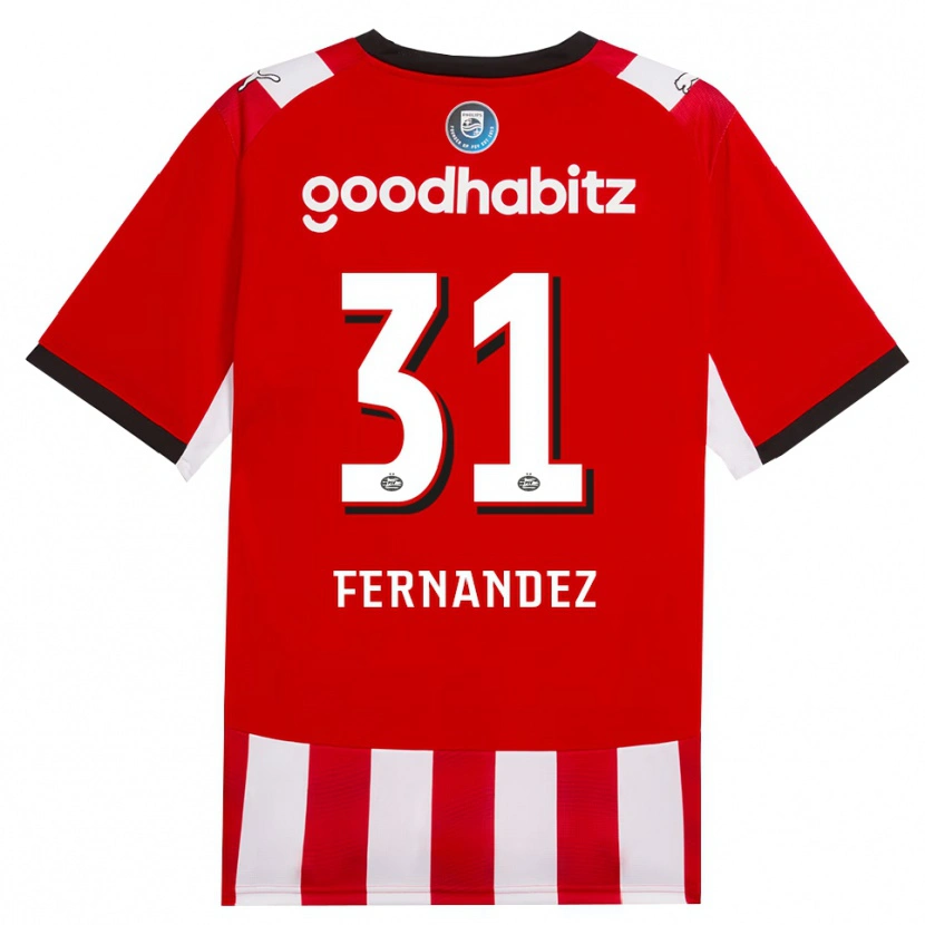 Danxen Mann Noah Fernandez #31 Rød Hvit Svart Hjemmetrøye Drakt Trøye 2026/27 Skjorter T-Skjorte