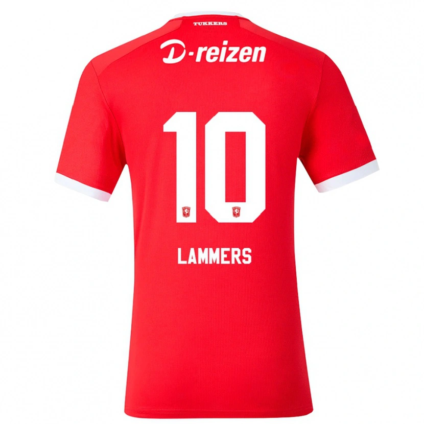 Danxen Mann Sam Lammers #10 Rød Hvit Hjemmetrøye Drakt Trøye 2026/27 Skjorter T-Skjorte