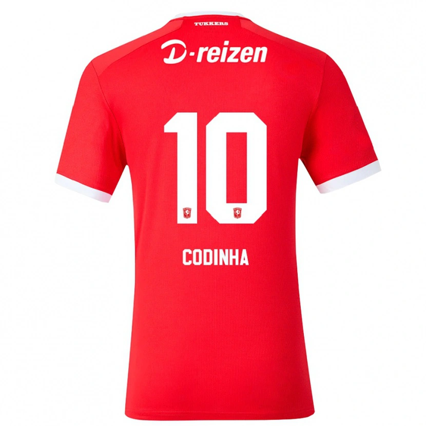 Danxen Mann Tiago Codinha #10 Rød Hvit Hjemmetrøye Drakt Trøye 2026/27 Skjorter T-Skjorte