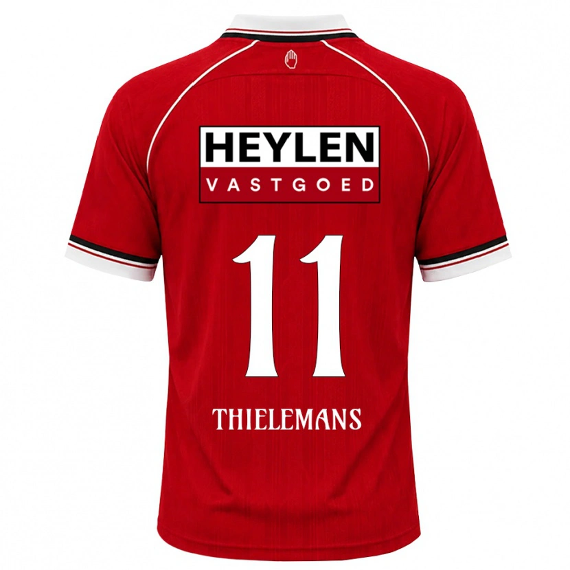 Danxen Mann Mats Thielemans #11 Rød Hvit Svart Hjemmetrøye Drakt Trøye 2026/27 Skjorter T-Skjorte