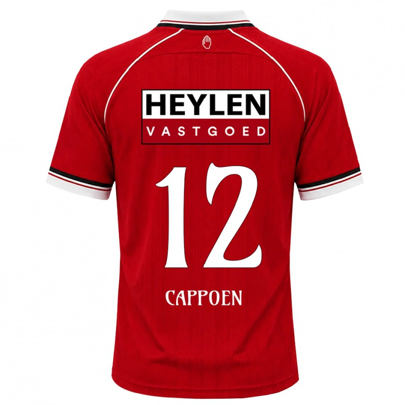 Danxen Mann Logan Cappoen #12 Rød Hvit Svart Hjemmetrøye Drakt Trøye 2026/27 Skjorter T-Skjorte