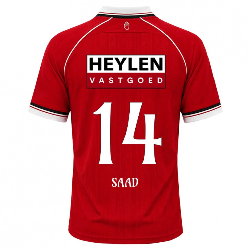 Danxen Mann Jabir Saad #14 Rød Hvit Svart Hjemmetrøye Drakt Trøye 2026/27 Skjorter T-Skjorte