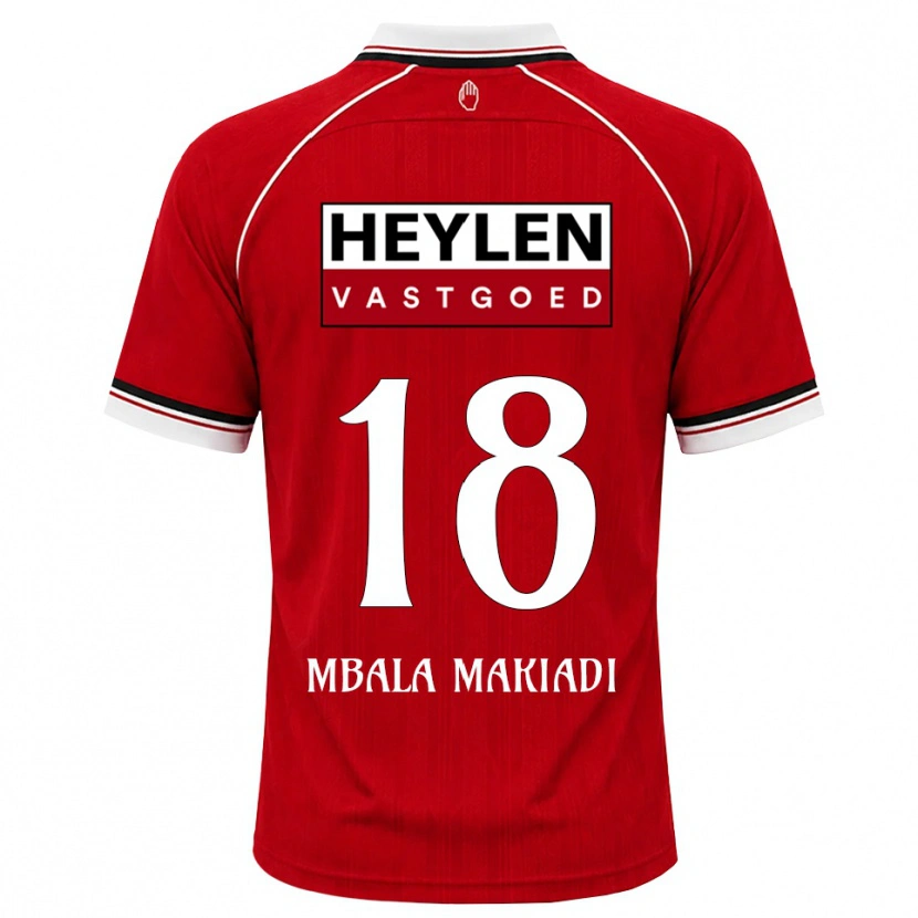 Danxen Mann Ravi Mbala #18 Rød Hvit Svart Hjemmetrøye Drakt Trøye 2026/27 Skjorter T-Skjorte