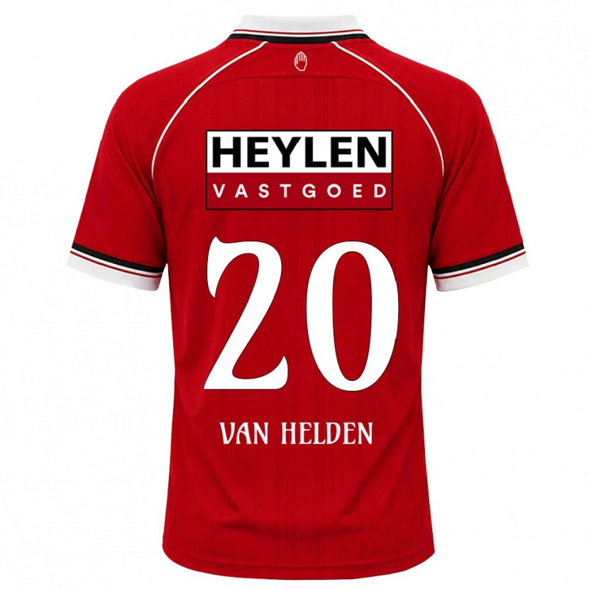 Danxen Mann Rein Van Helden #20 Rød Hvit Svart Hjemmetrøye Drakt Trøye 2026/27 Skjorter T-Skjorte