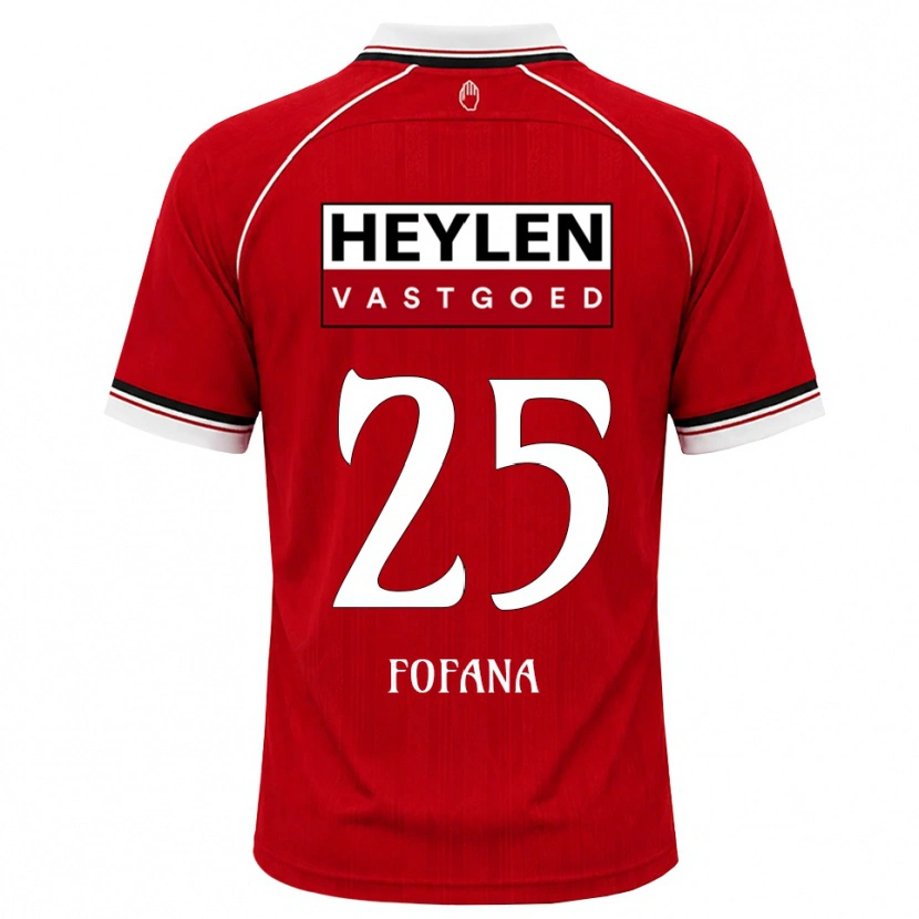 Danxen Mann Modibo Fofana #25 Rød Hvit Svart Hjemmetrøye Drakt Trøye 2026/27 Skjorter T-Skjorte