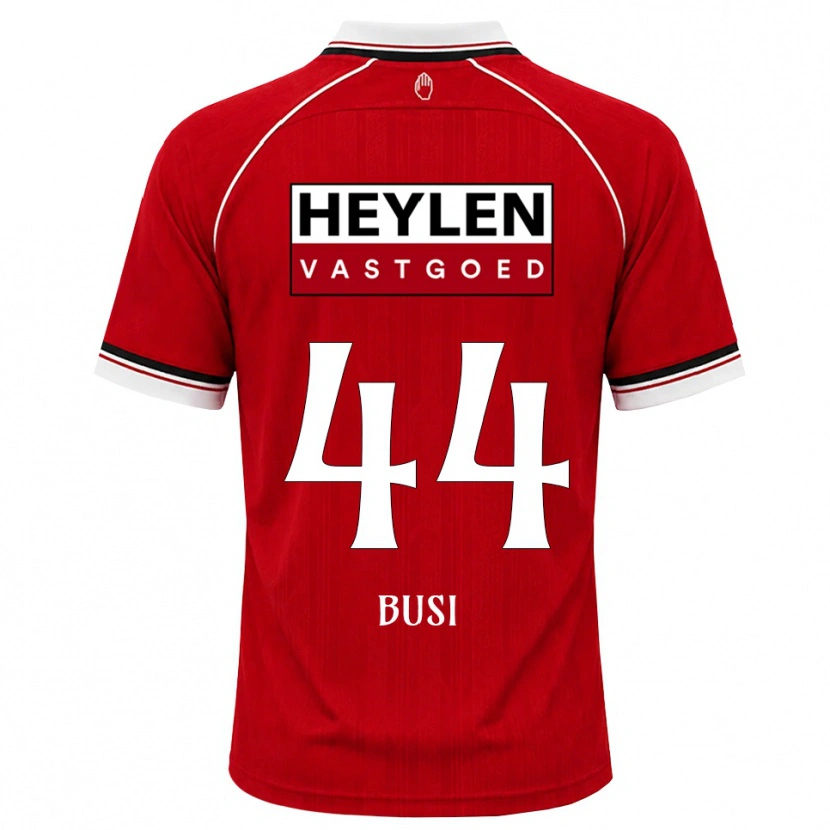 Danxen Mann Maxime Busi #44 Rød Hvit Svart Hjemmetrøye Drakt Trøye 2026/27 Skjorter T-Skjorte
