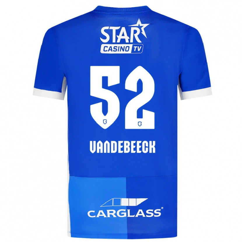 Danxen Mann Emmely Vandebeeck #52 Mellomblå Kongeblå Hvit Hjemmetrøye Drakt Trøye 2026/27 Skjorter T-Skjorte