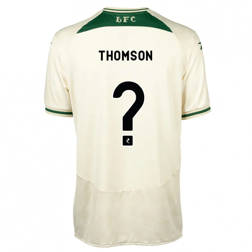 Danxen Mann Jackson Thomson #0 Hvit Skogsgrønn Bortetrøye Drakt Trøye 2026/27 Skjorter T-Skjorte