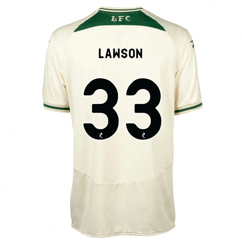 Danxen Mann Poppy Lawson #33 Hvit Skogsgrønn Bortetrøye Drakt Trøye 2026/27 Skjorter T-Skjorte