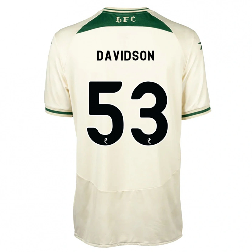 Danxen Mann Luke Davidson #53 Hvit Skogsgrønn Bortetrøye Drakt Trøye 2026/27 Skjorter T-Skjorte