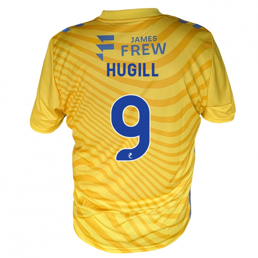 Danxen Mann Joe Hugill #9 Kongeligblå Gul Bortetrøye Drakt Trøye 2026/27 Skjorter T-Skjorte
