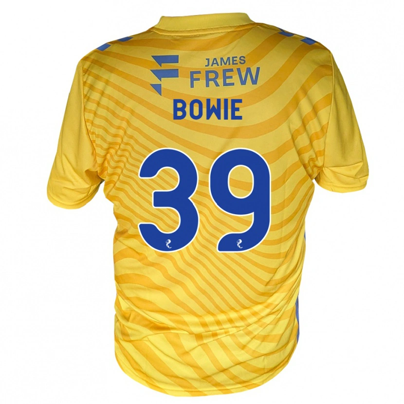 Danxen Mann Euan Bowie #39 Kongeligblå Gul Bortetrøye Drakt Trøye 2026/27 Skjorter T-Skjorte